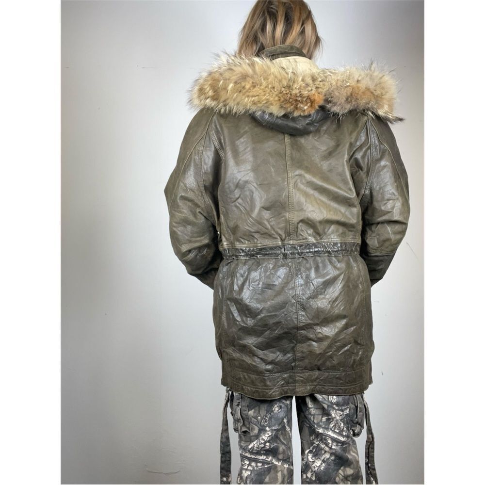 M. Julian Vintage Adventure Leather Parka 40 - Picture 3 of 4